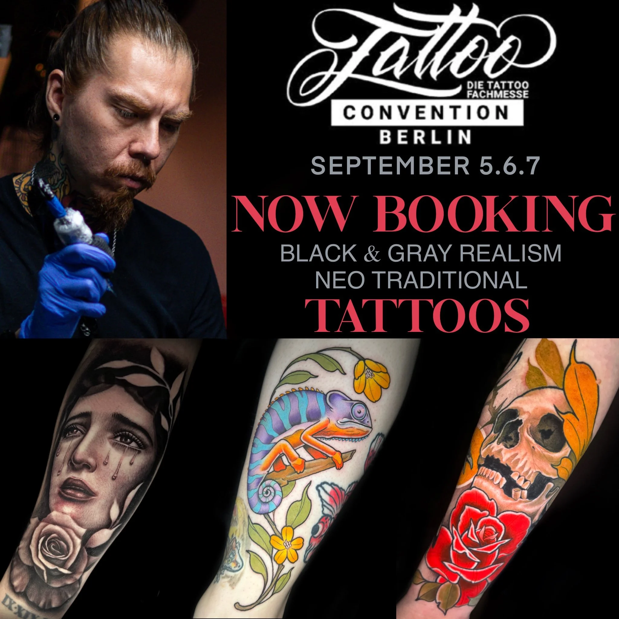 Berlin Tattoo Convention 2025 — Julio Ferrer Art